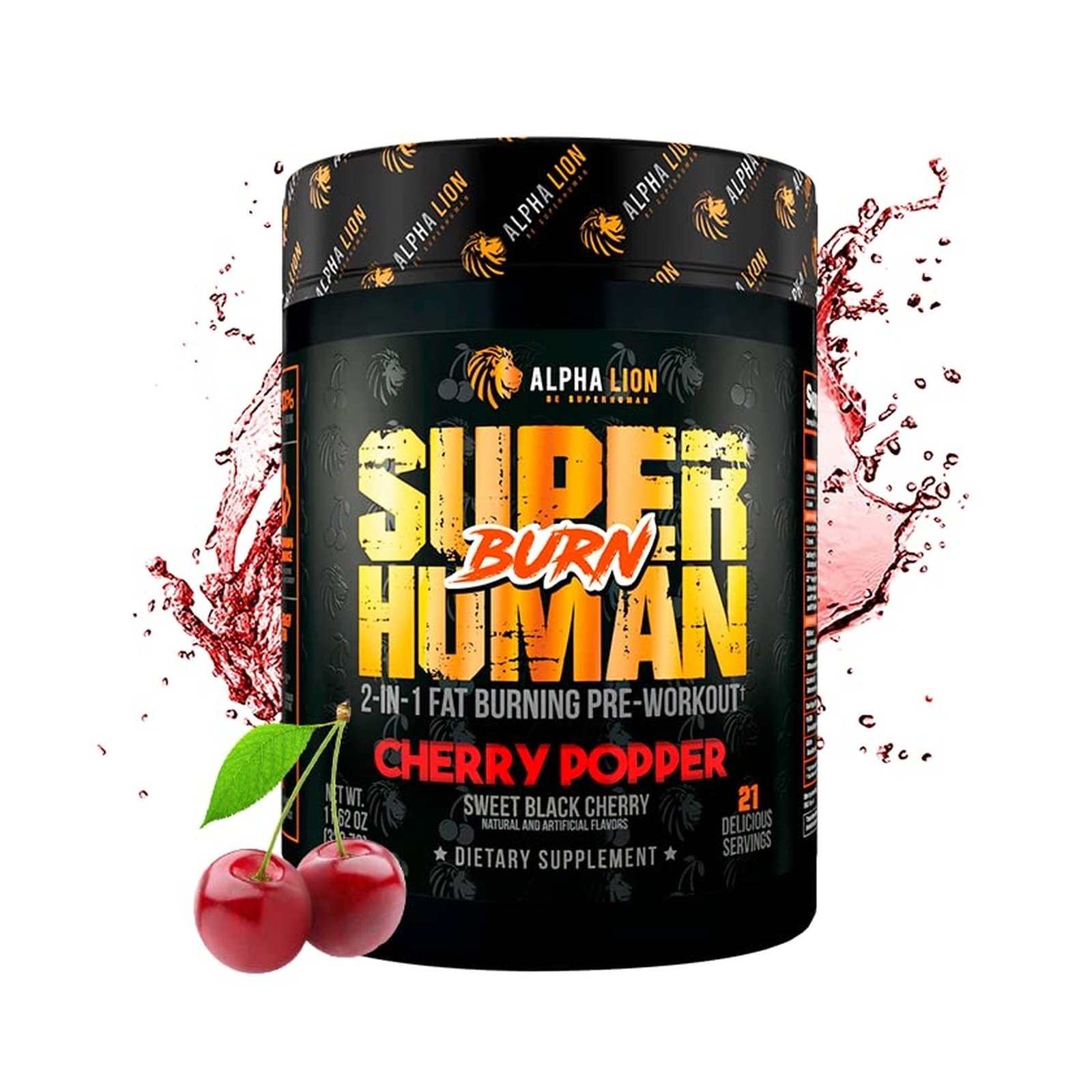 ALPHA LION Superhuman Burn 2-in-1 Metabolism Booster Pre Workout, Weight Loss…