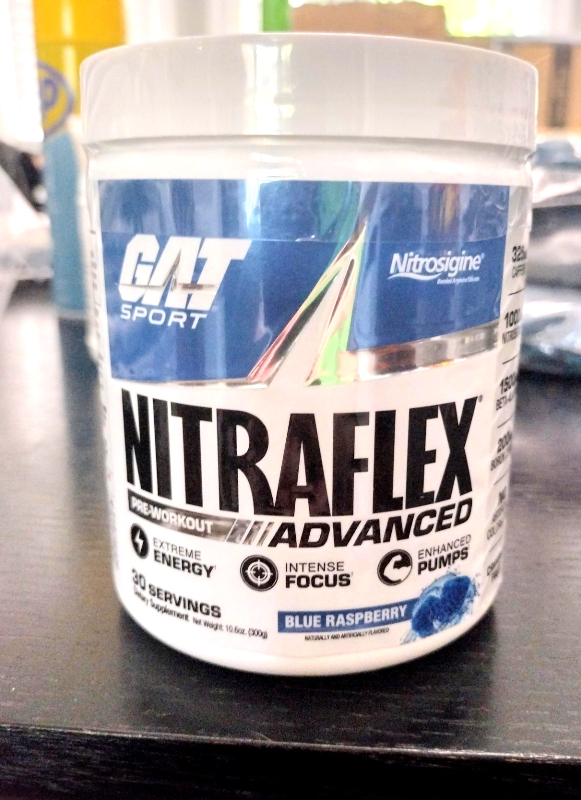 Nitraflex Pre Workout Supplement Blue Raspberry 30 Servings 09/28 – Nitrosigine