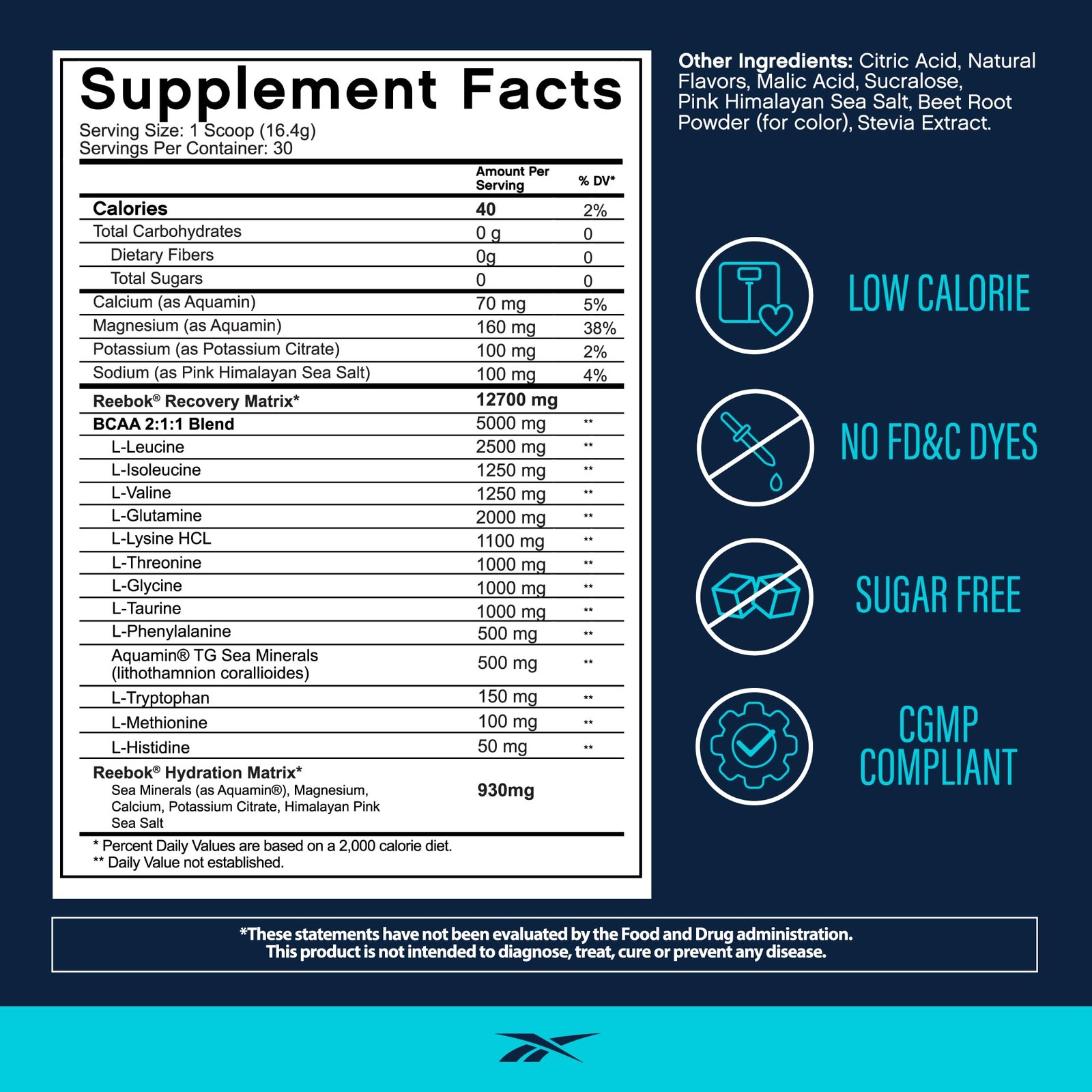 REEcover Amino Acids + Electrolytes | 8g EAAs, 5g BCAAs, Hydration Matrix | M…