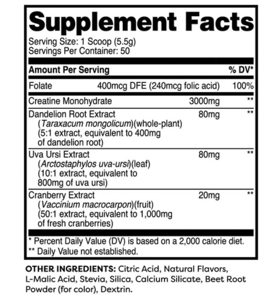 Wellah Pump-It-Up Creatine Monohydrate 50 Servings Strawberry Lemonade BB 8/2027