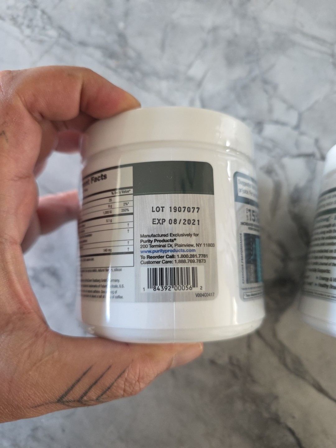 2 Pack EverStrong – Muscle Mass Creapure Creatine 210 Grams Each EXPIRED SEALED