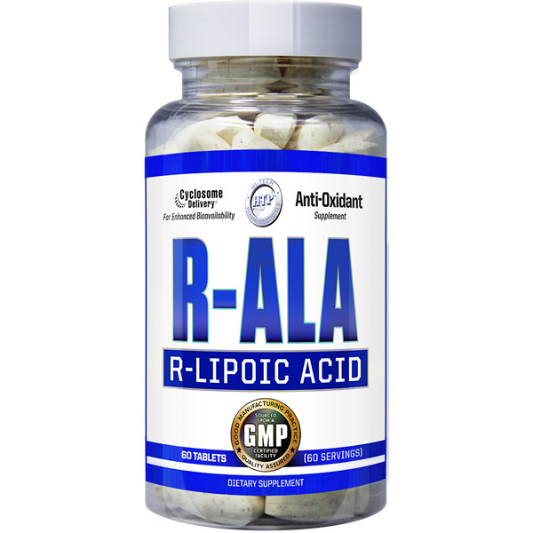 Hi Tech Pharmaceuticals R-ALA, R-Lipoic Acid 60 Tablets