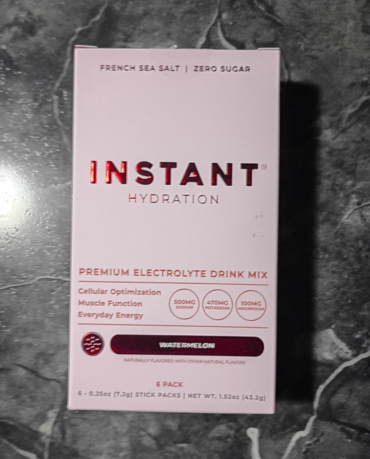 Instant Hydration Electrolyte Drink Mix Watermelon 3box 18Stick Packs Sugar-Free