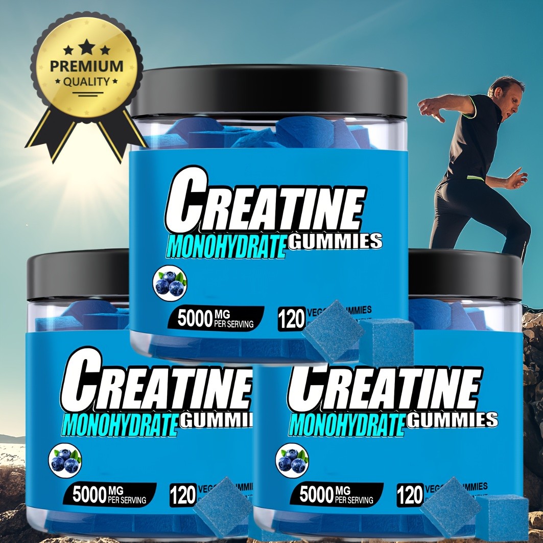 3/2/1 Set 5-HT Creatine Gummies, Fruit Flavor, Quick Relax