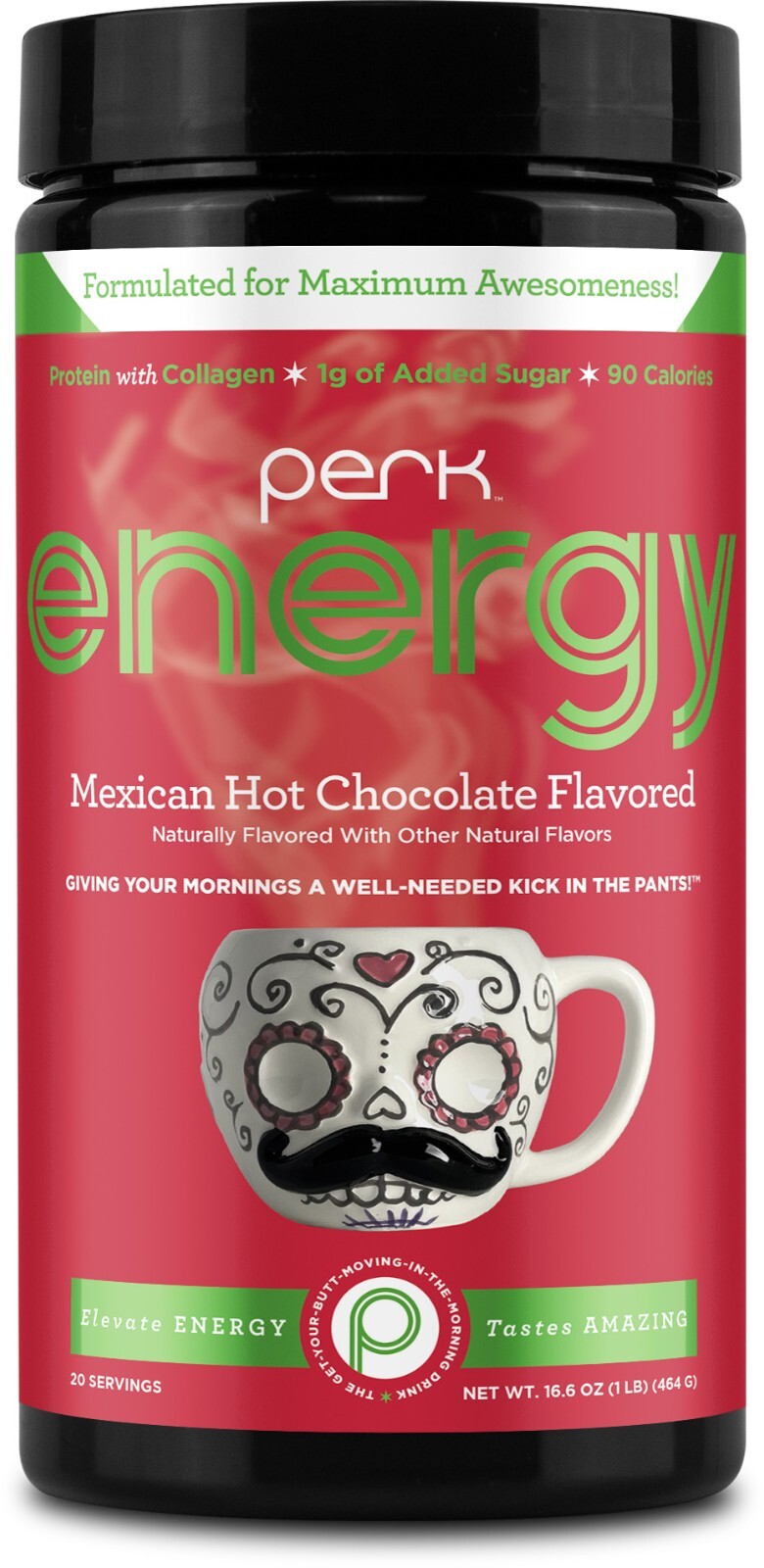 Perk Energy Original Mexican Hot Chocolate 20 Servings – Gluten Free