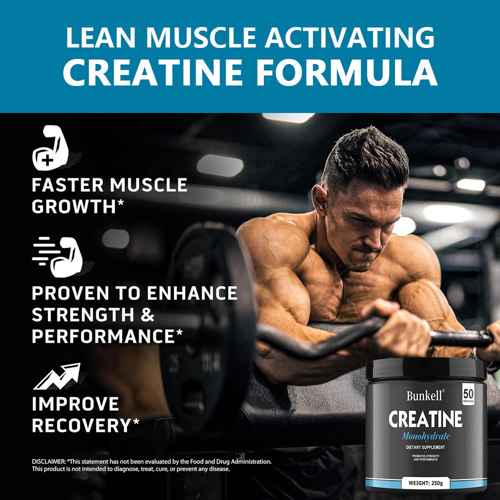 Creatine Monohydrale Powder Build Muscle And Increase Strength 150-250 G