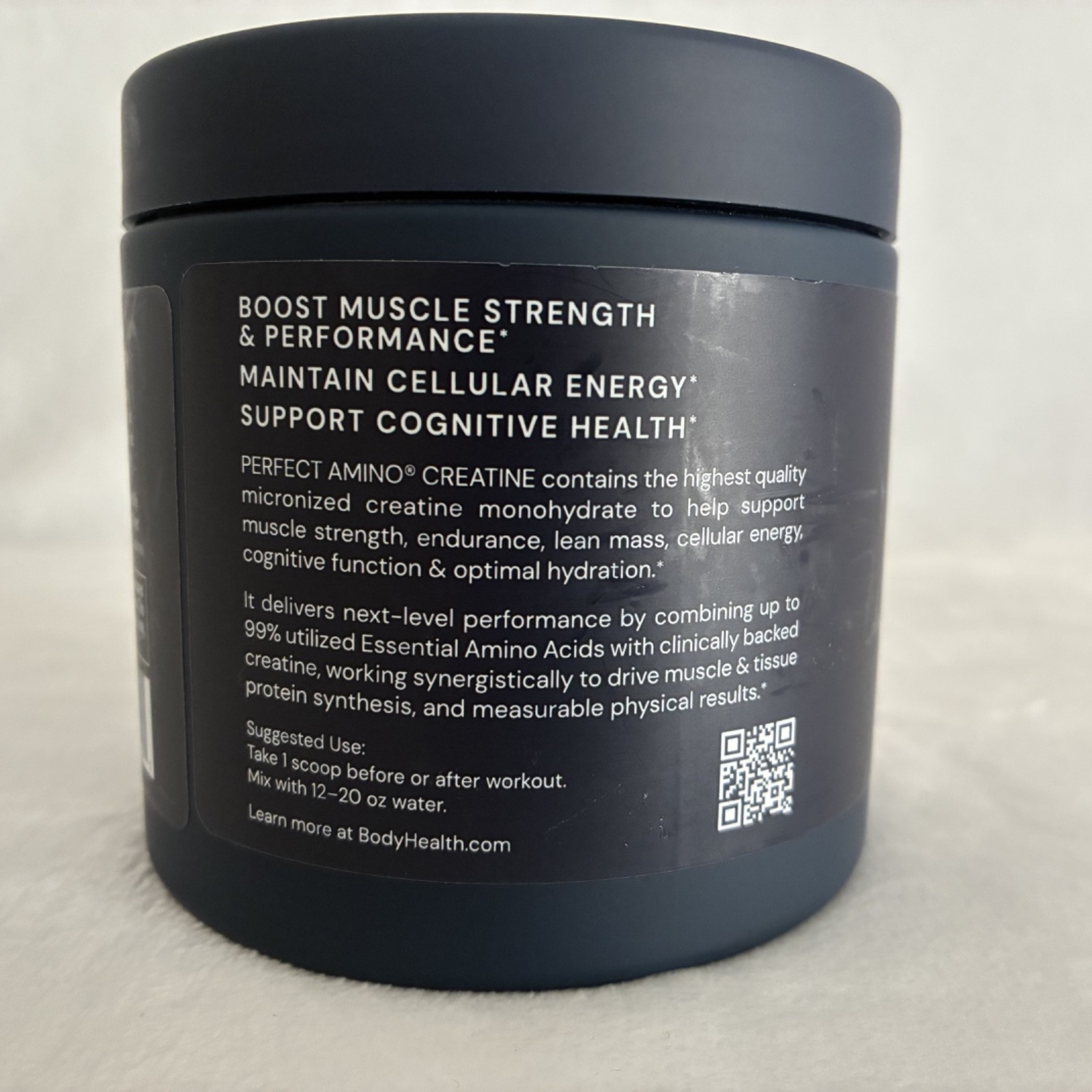 BodyHealth Perfect Amino Creatine Powder 8.04 oz – 30 Servings – Exp 07/2027