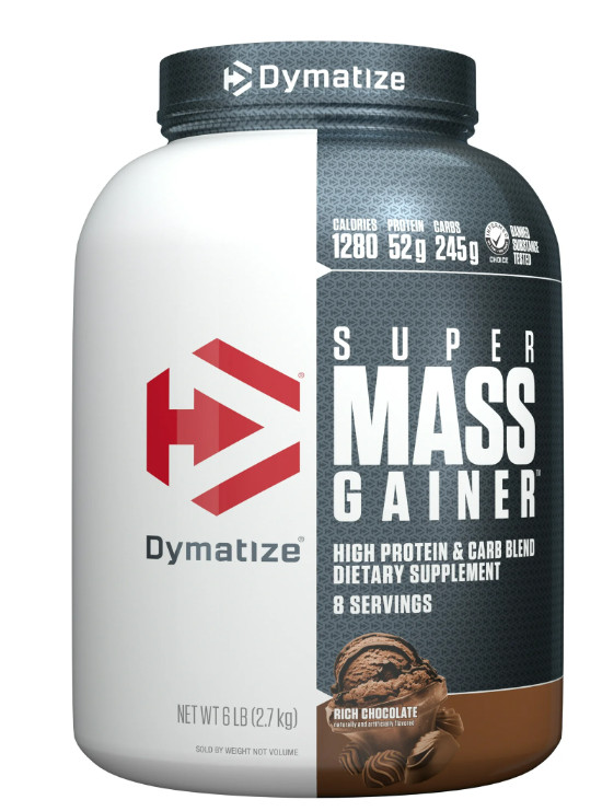 Dymatize Super Mass Gainer Rich Chocolate 6LB Weight Gainer