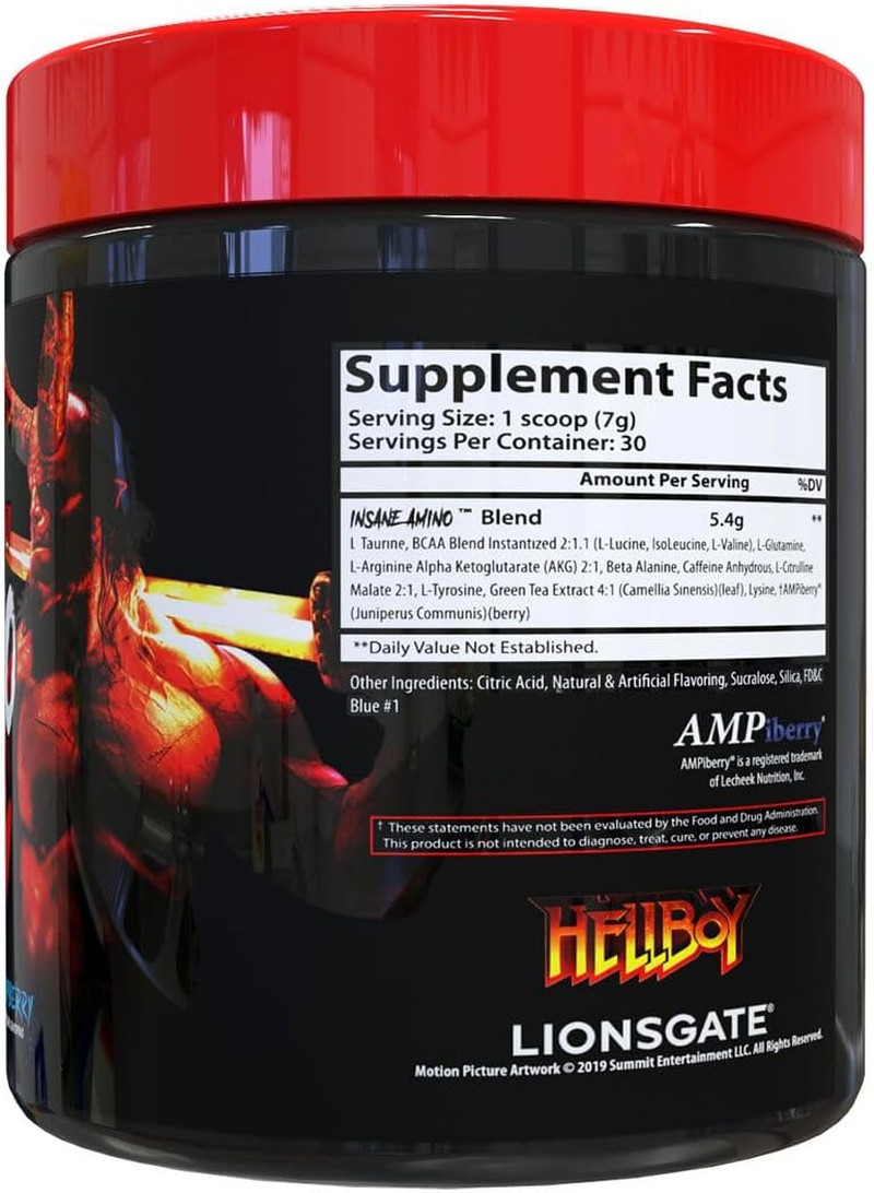 Hellboy Bundle, Psychotic Hellboy Pre Workout and Insane Amino BCAA, Increase…
