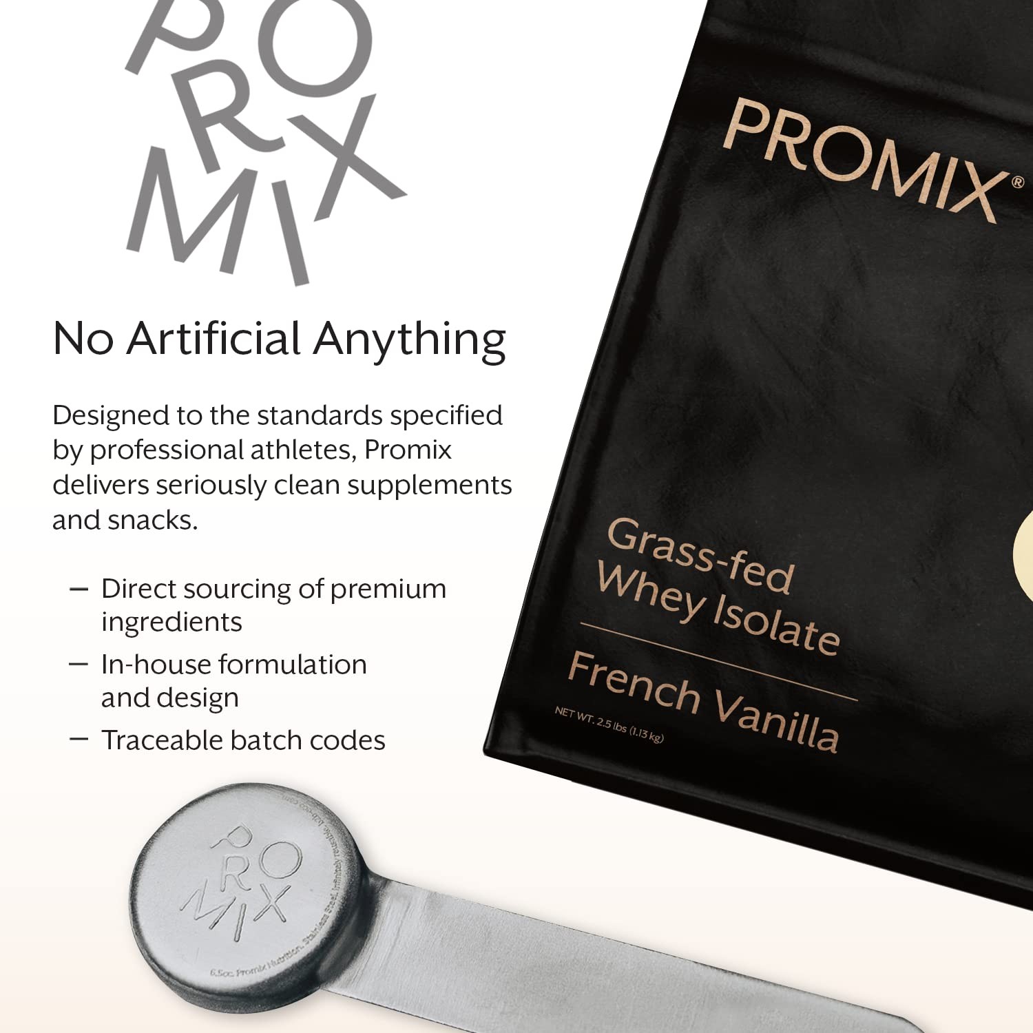 ProMix Nutrition Whey Protein Isolate Powder, Vanilla – Grass-Fed – ­Post Wor…