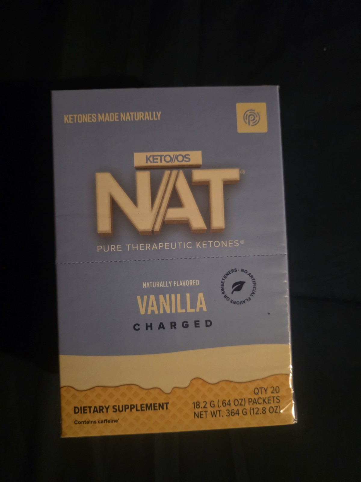 PRUVIT Keto OS NAT VANILLA Charged 20 Pack New Free Shipping