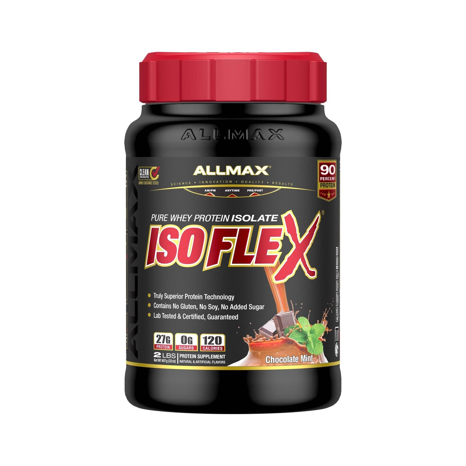 AllMax Nutrition – ISOFLEX Whey Protein Powder, Whey Protein Isolate, 27g Pro…