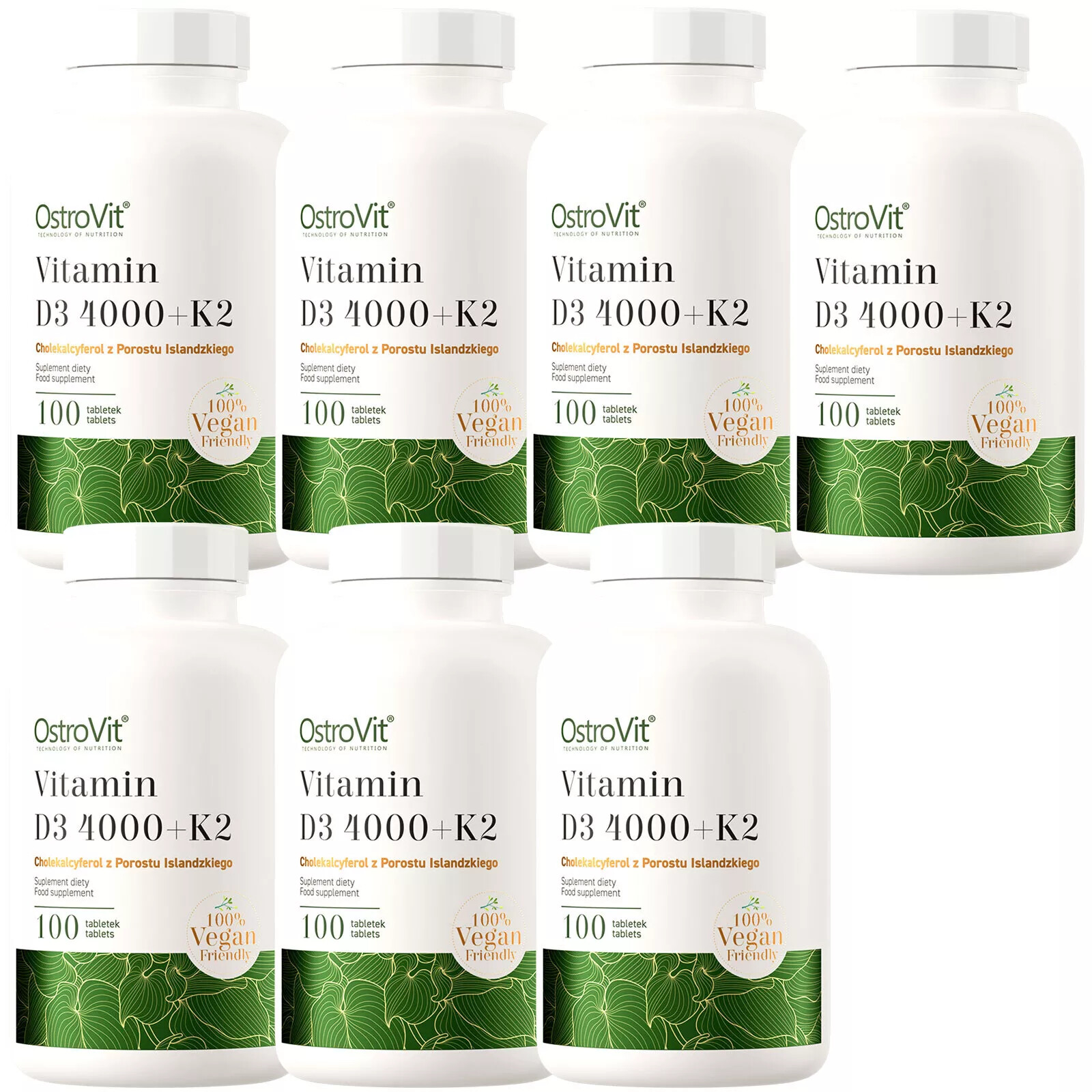 VITAMIN D3 4000+K2 – 100-800 T. – supports the immune system and muscle function