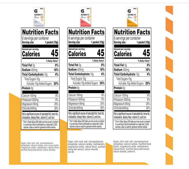 Gatorlyte Rapid Rehydration Electrolyte Beverage 18 pack, 1 pack 16.9oz