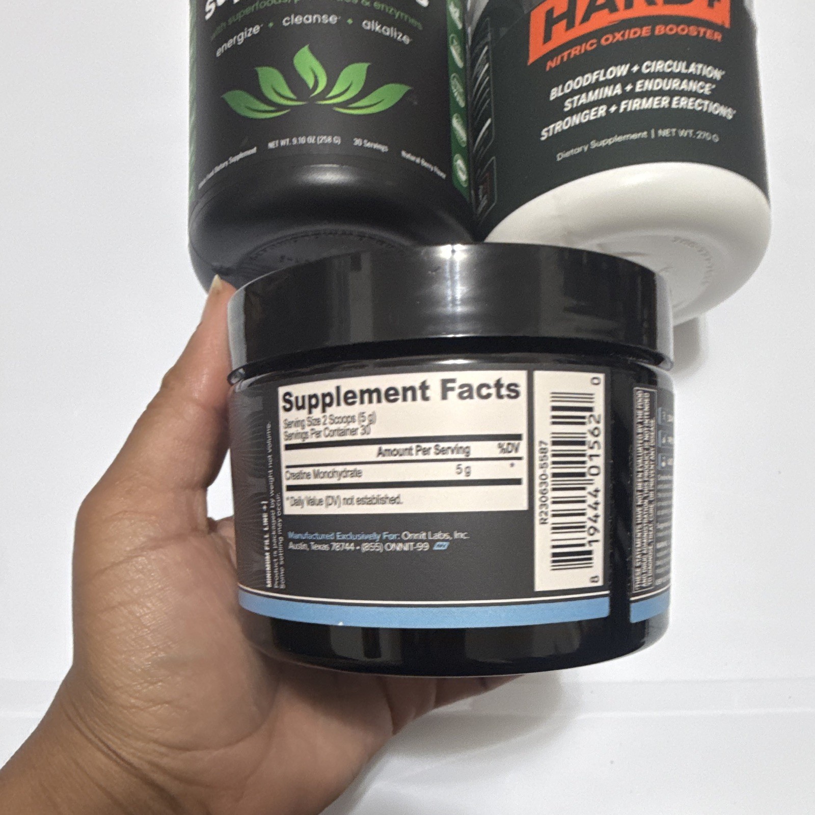 Men’s Fitness Supplement Bundle | Creatine, Super Greens & Joymode HARD+ New