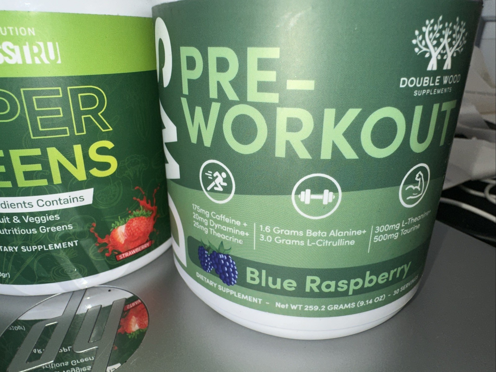 Double Wood Supplement Pre Workout Powder 3 Pack Pre Workout