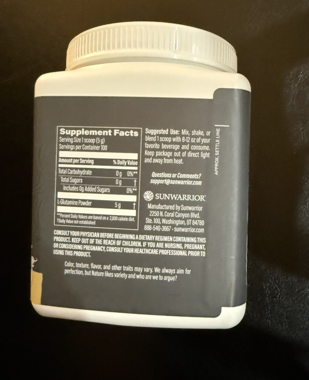 Active Glutamine Muscle Recovery & Gut Health Support 100 Servs EXP 2/27 NEW