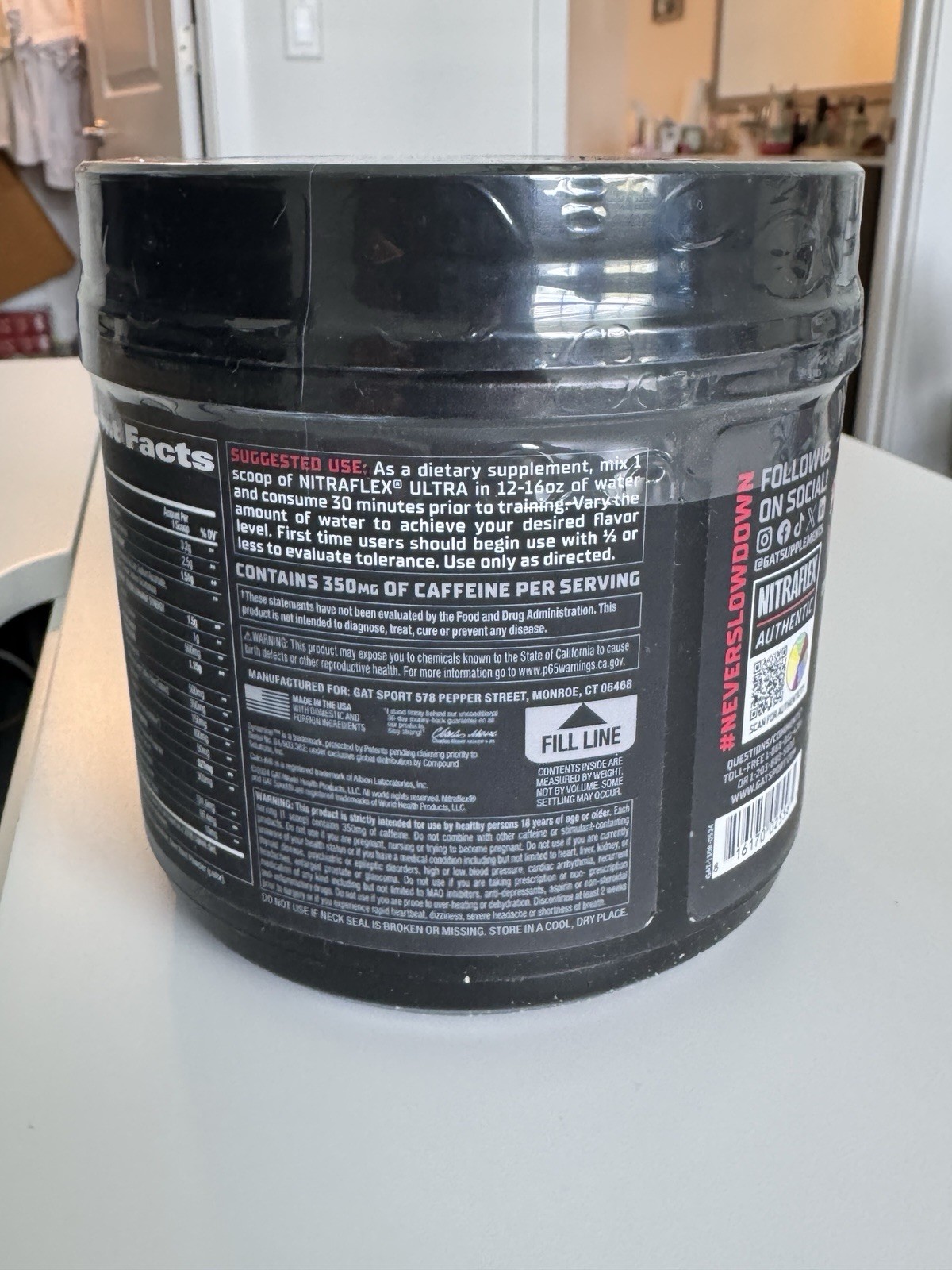 GAT SPORT Nitraflex Ultra Pre-Workout Supplement (30 Servings)