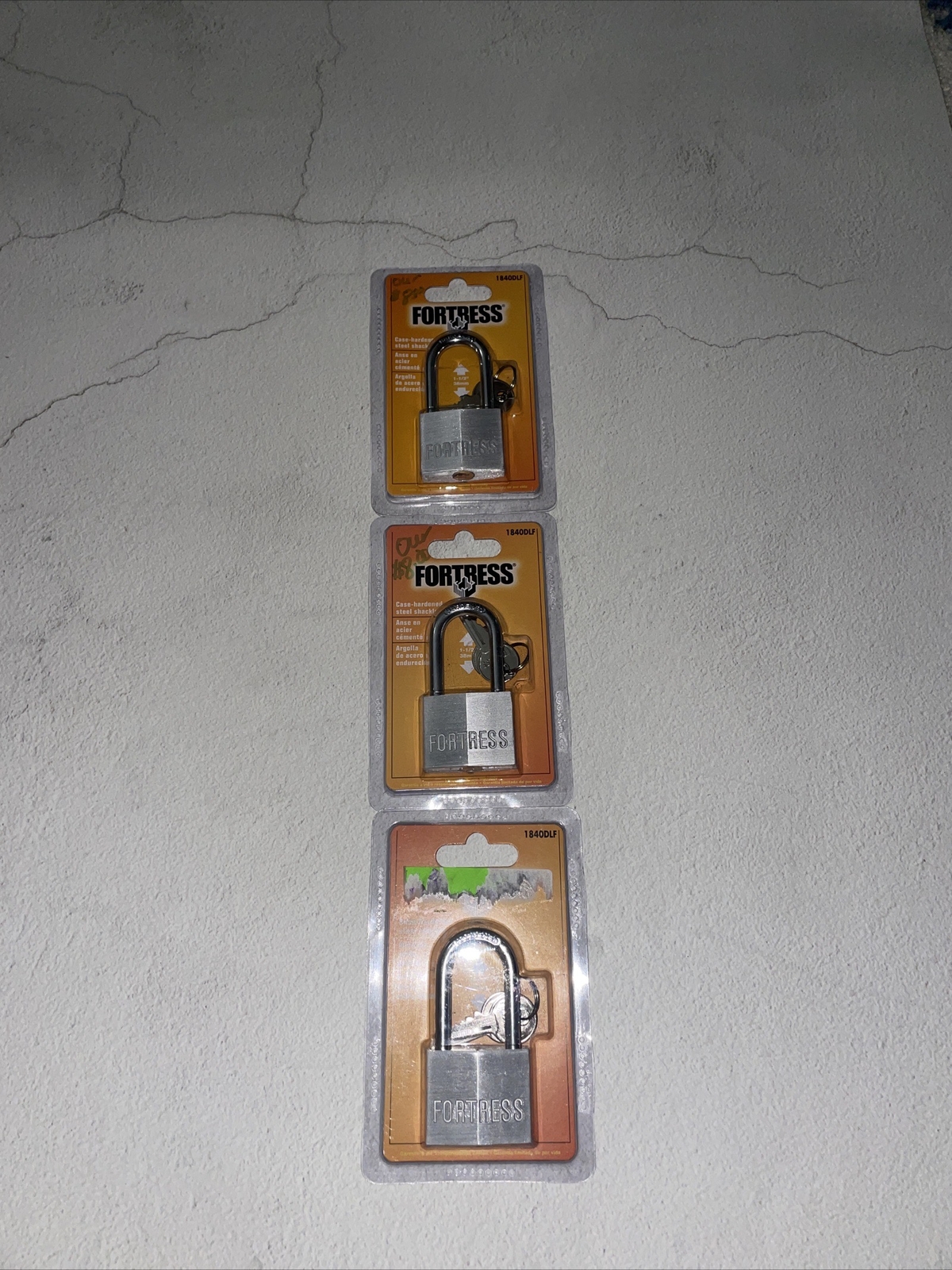 4 Pk. 1840dlf 1 9/16in Wide Solid Bo,No 1840DLF, Master Lock Co,