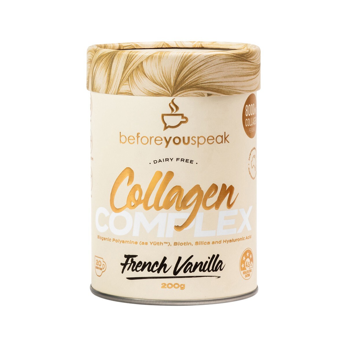 New Before You Speak Collagen Complex French Vanilla 200g