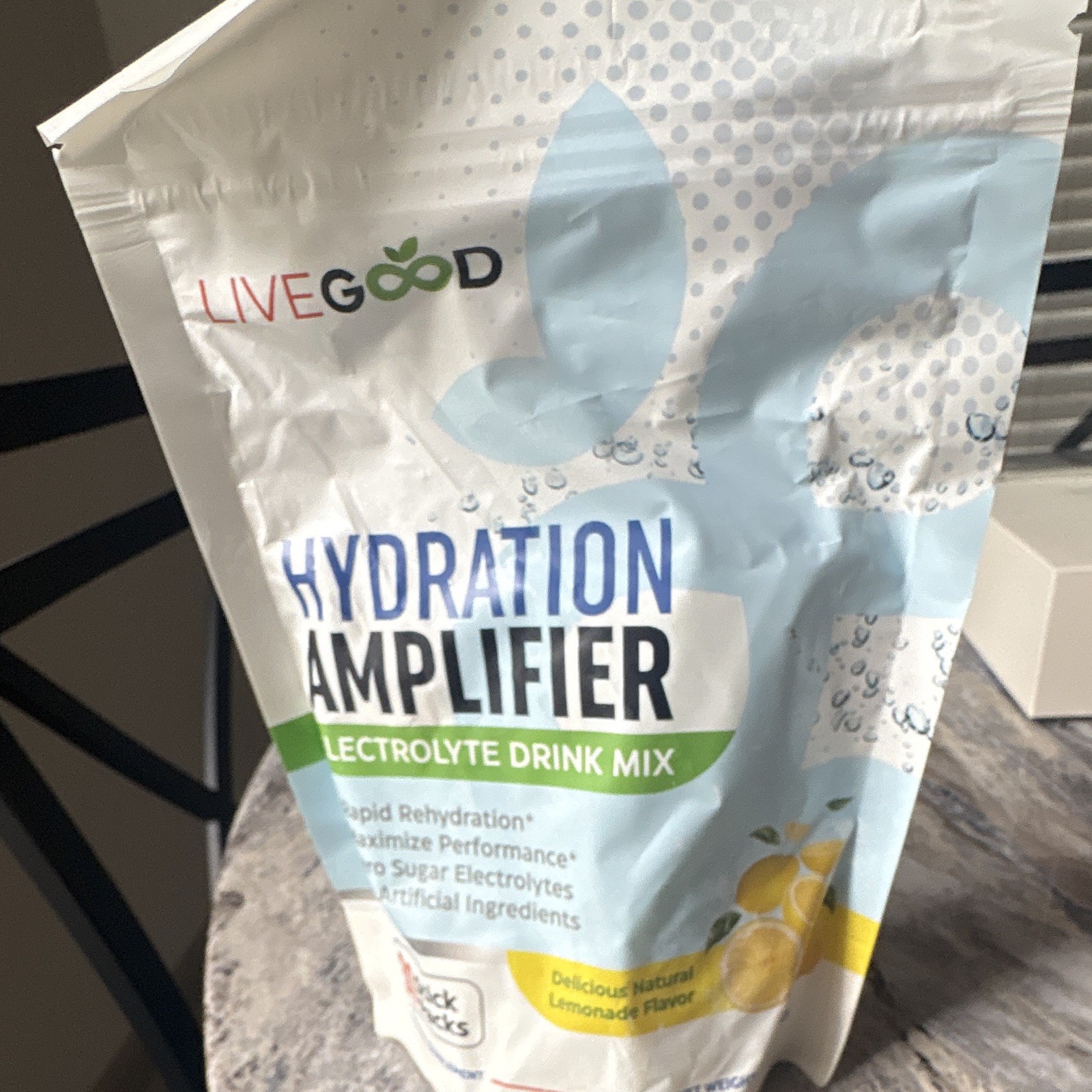 LiveGood Hydration Amplifier Electrolyte Drink Mix Lemonade w/ Vitamin C
