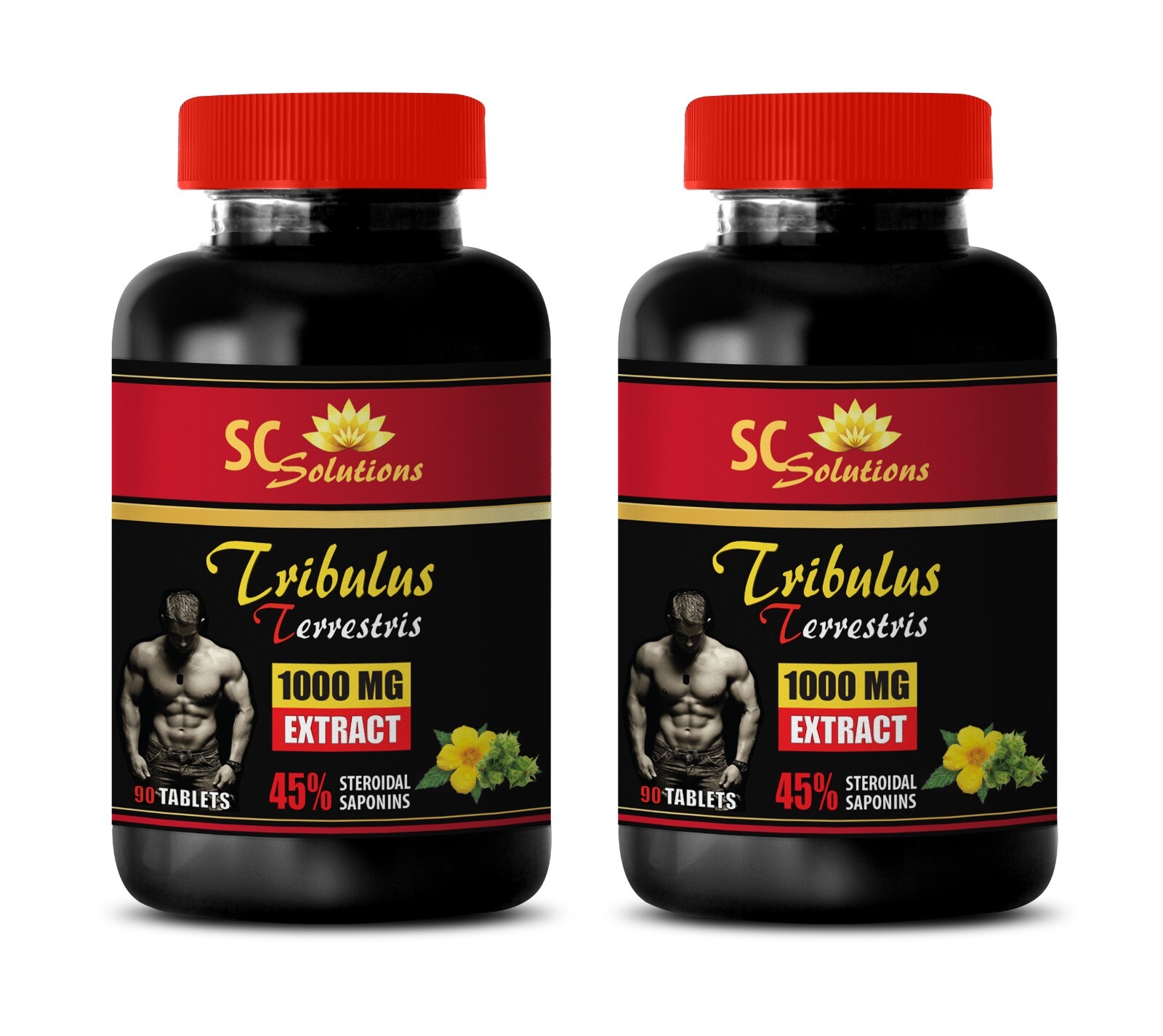 testosterone booster – TRIBULUS TERRESTRIS EXTRACT – herbal supplement 180 Tab