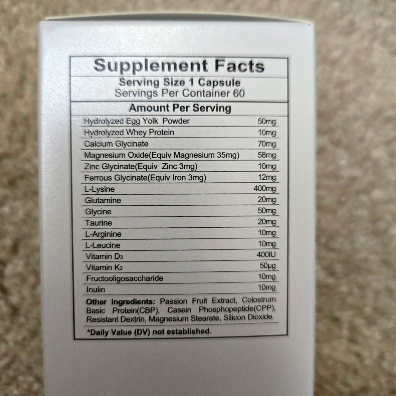 21 Days Growth Height Supplement Ages 6-24 Immunity Overall Health Made in USA