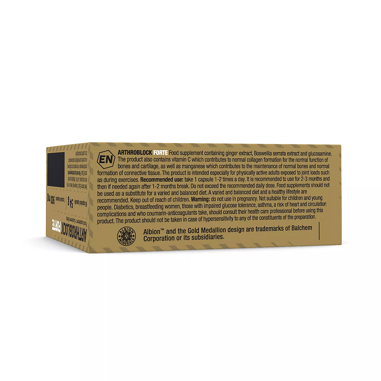 Arthroblock Forte 60-180Cap Joint Support Health Recovery Pain Relief Supplement