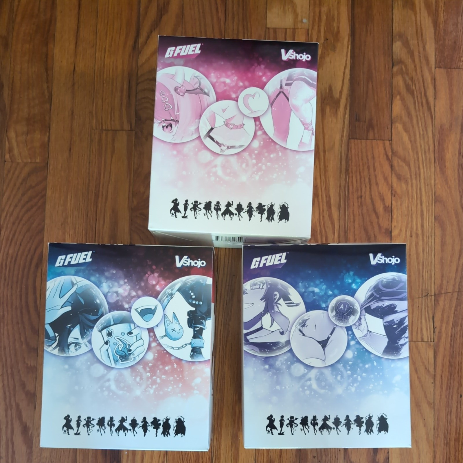 G Fuel VShojo Ironmouse K9 Kuro Projekt Melody Collector’s Box -READ DESCRIPTION