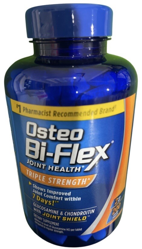 Osteo BI-FLEX Joint Health Triple Strength Glucosamine Chondroitin, 200 Tablets.
