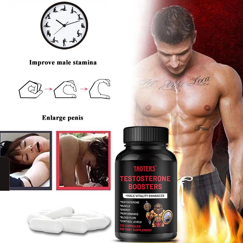 120 Caps Testosterone Booster – Increase Energy, Improve Muscle Strength&Growth