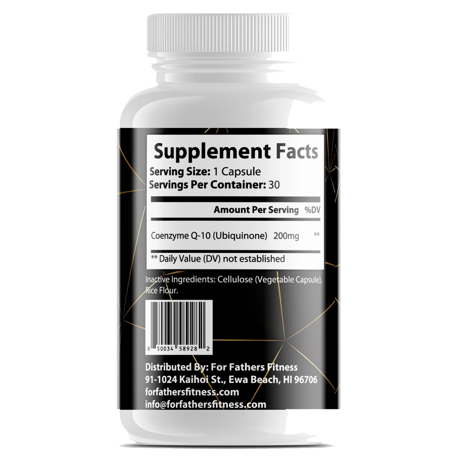 CoQ10 Ubiquinone 200mg for Energy Support & Heart Health