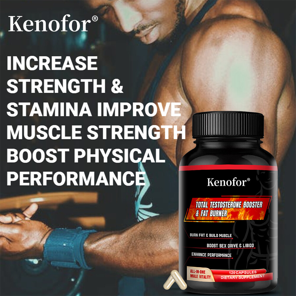 Total Testosteron Booster & Fat Burner Improve Muscle Strength Growth Libido