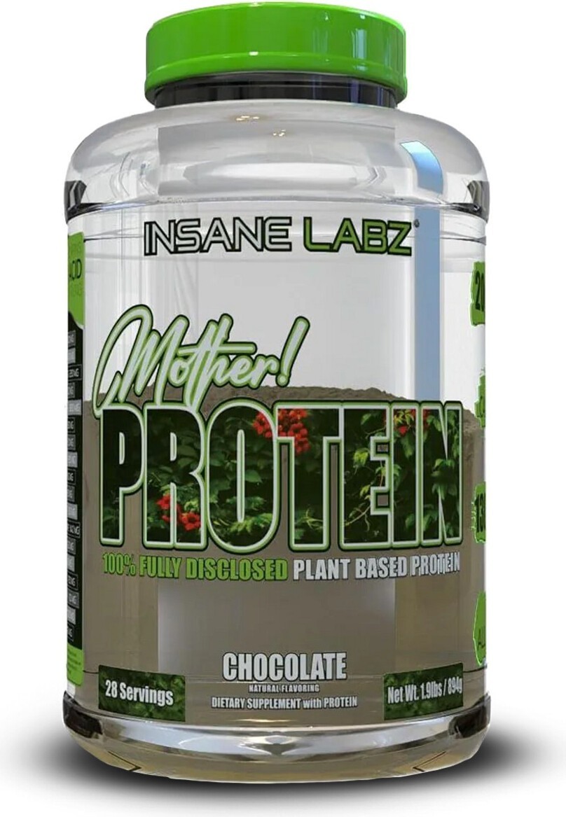 MOTHER PROTEIN INSANE LABZ CHOCOLATE FLAVOR PLANT BASED PROTEIN