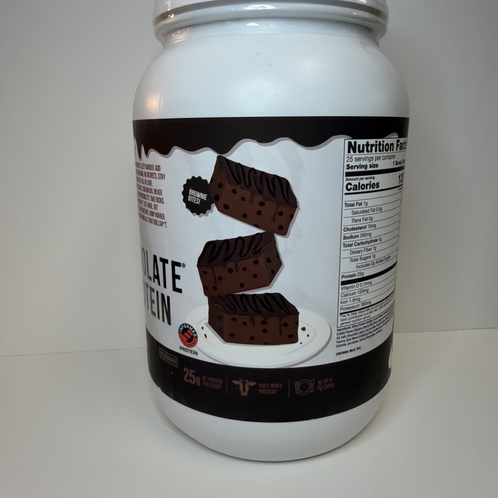 Raw Nutrition BUM Itholate Protein – Fudge Brownie – New – 25 Servings