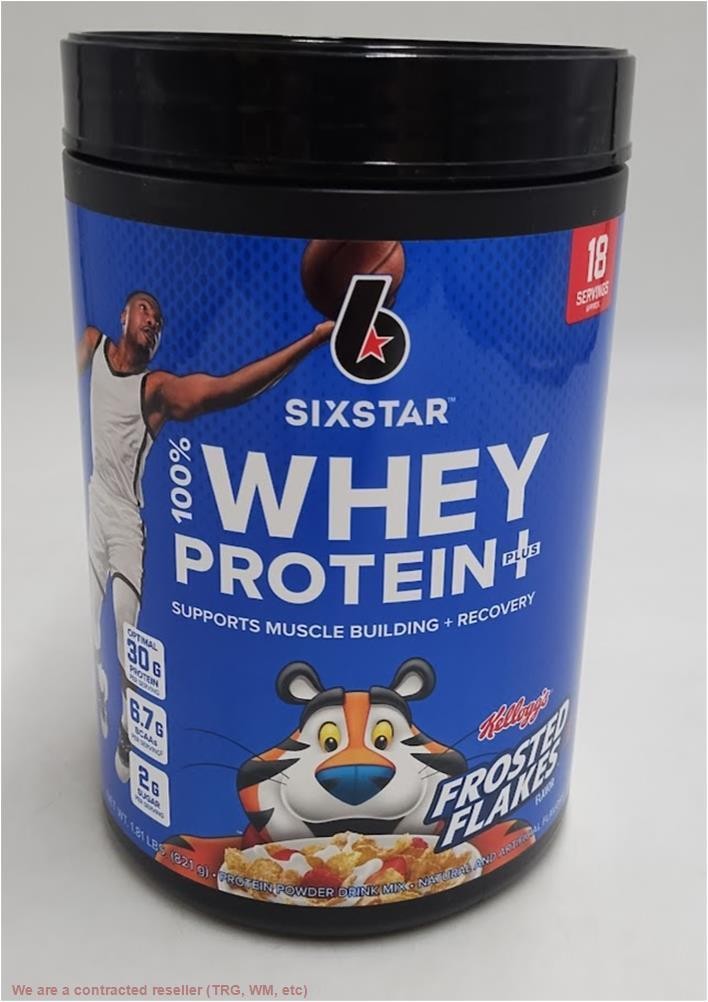 Six Star 100% Whey Protein Plus Frosted Flakes Powder EXP:11/2027 AFTER
