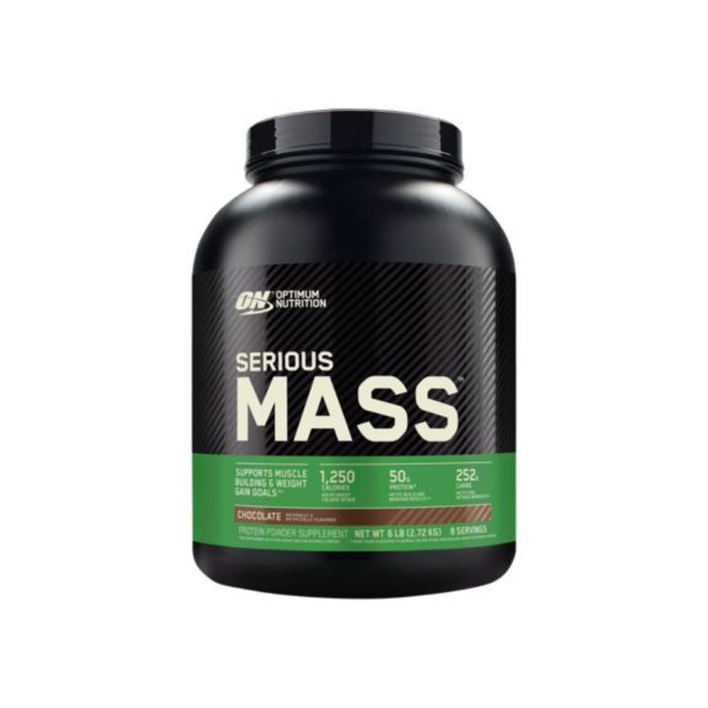 SERIOUS MASS – High-Protein Weight Gain Powder – Chocolate – 6 lbs./8 Servings