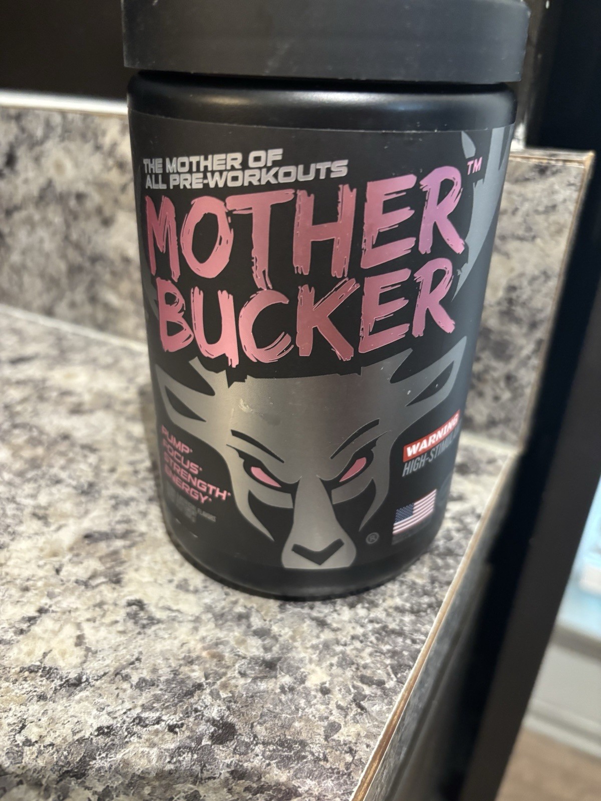 Bucked Up High-Stimulant Pre-Workout Powder Strawberry Super Sets 30 Servings