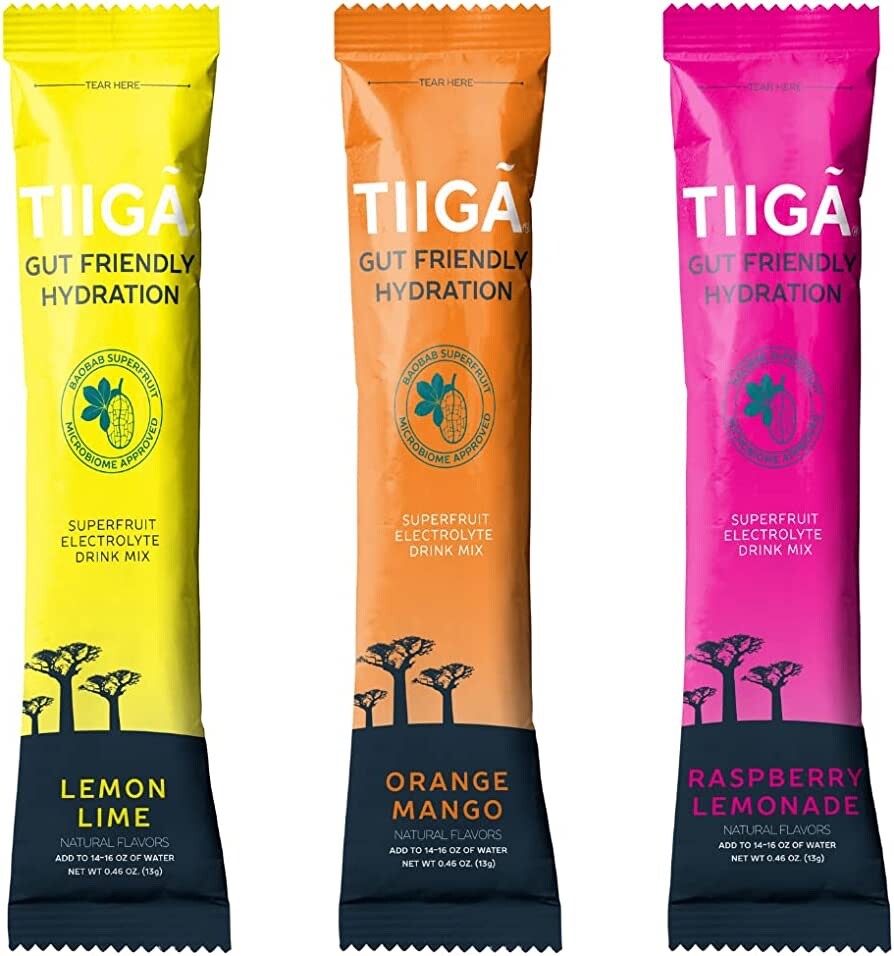 TIIGA Baobab Superfruit Hydration – Powdered Energy Drink Mix – VARIETY PACK 6ct