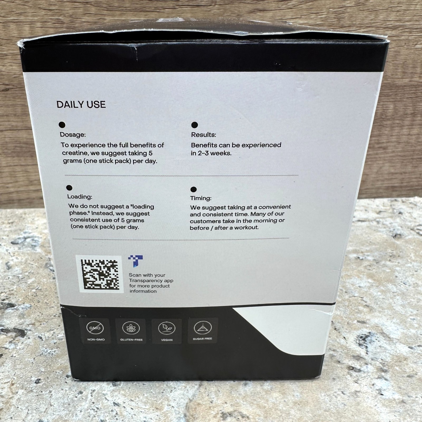 Create Creatine Monohydrate Powder Unflavored 30ct On-The-Go Stick Packs 08/2027