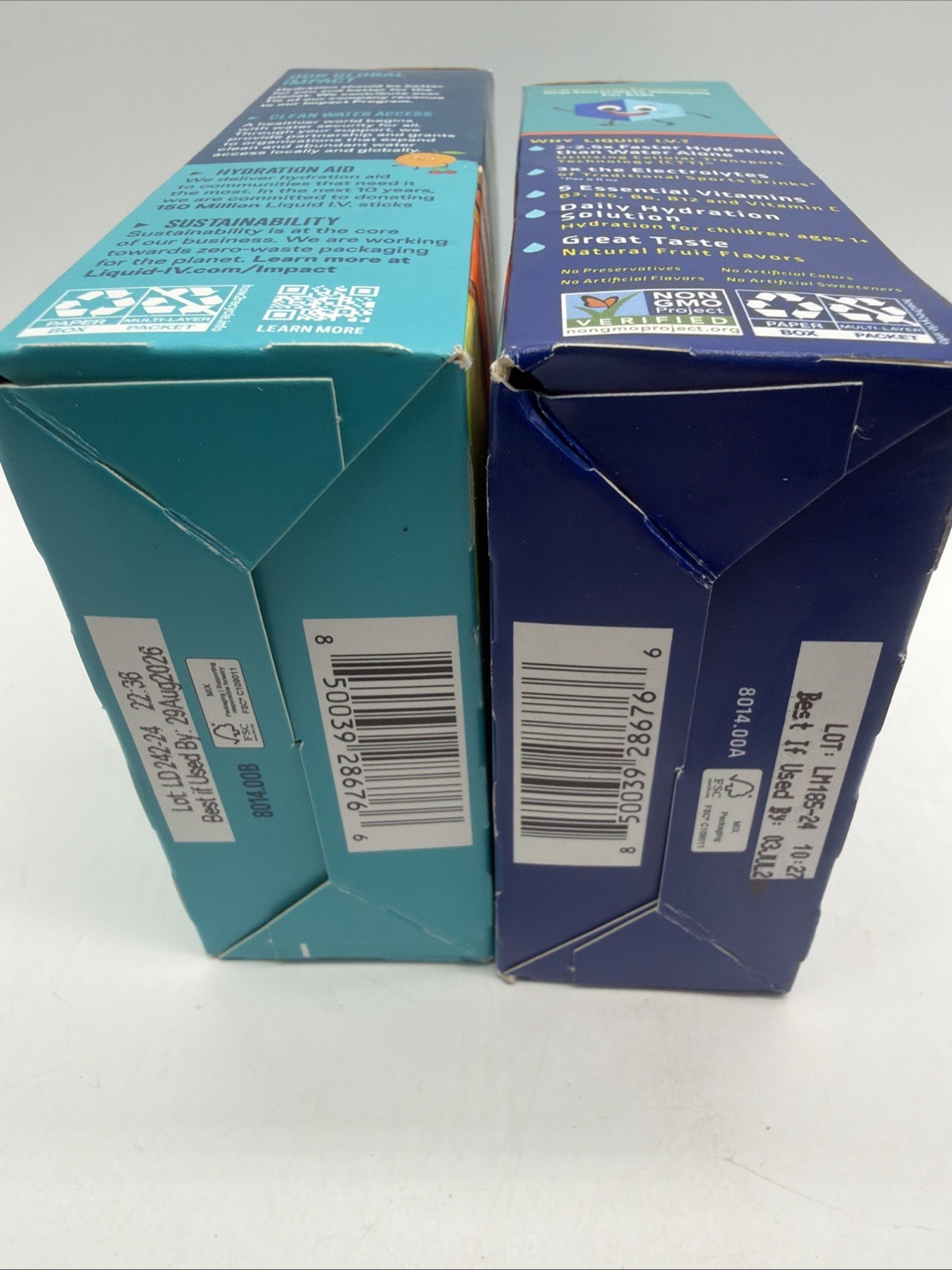 (6) Liquid I.V. Hydration Multiplier Electrolyte Drink Mix Kid Tropical Punch 48