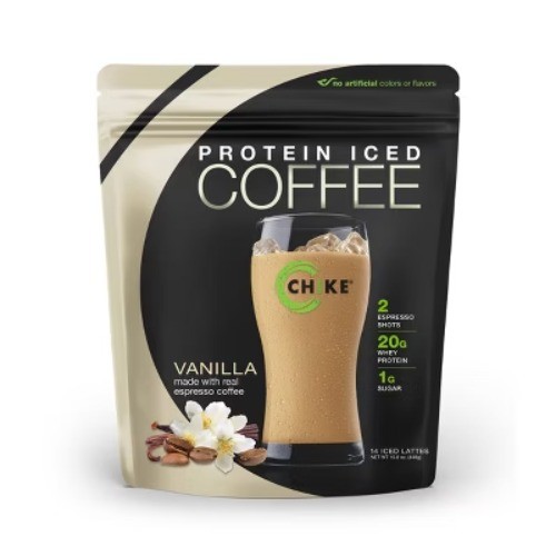 Chike Protein Iced Coffee Powder – Vanilla – Whey Protein Isolate – 15.8oz