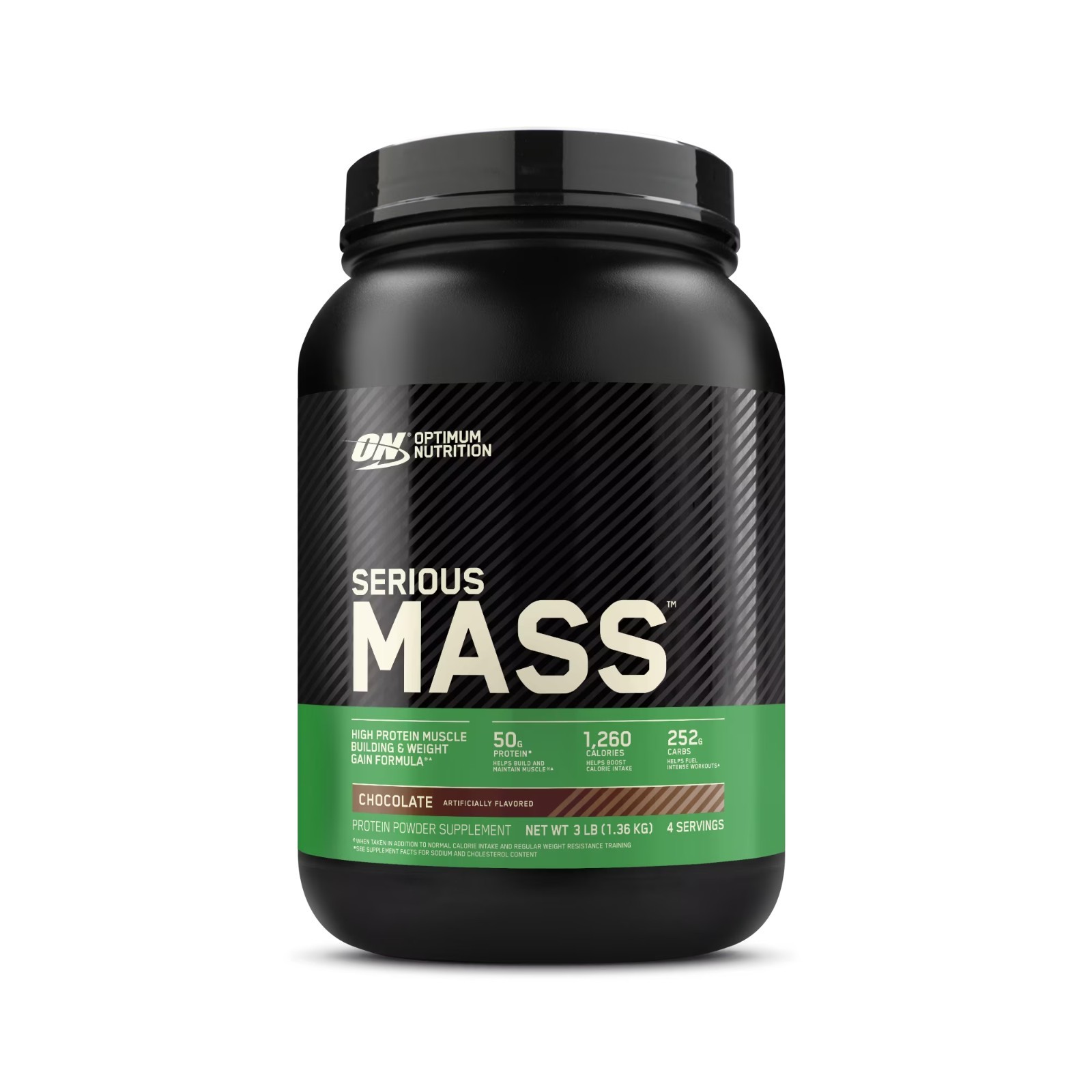 Optimum Nutrition Serious Mass, Chocolate, Weight Gainer Protein Powder