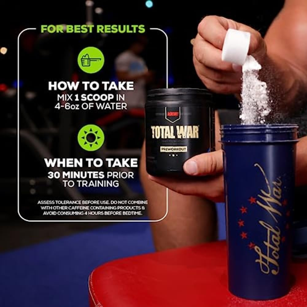 Total War Pre Workout, Tiger’S Blood – L Citrulline, Malic Acid, Green Tea Leaf