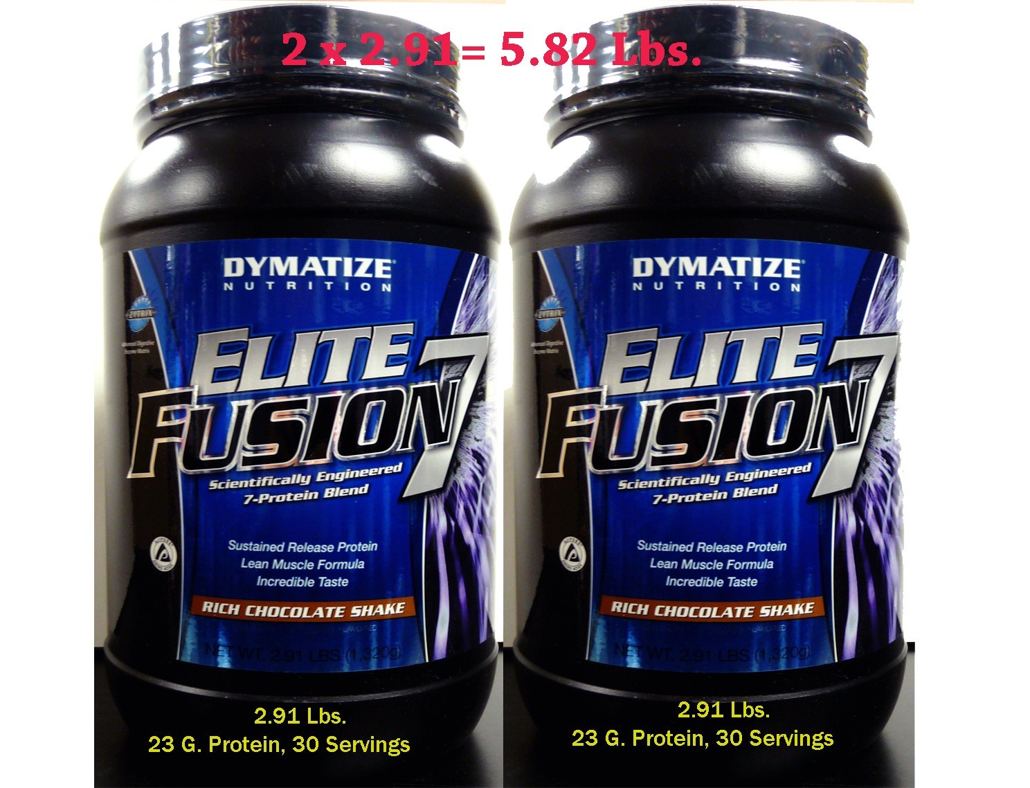 Beast Whey (2 Lb 24 servgs), (4 Lbs 48 Servgs) Vanilla Flavor, 25 G. protein