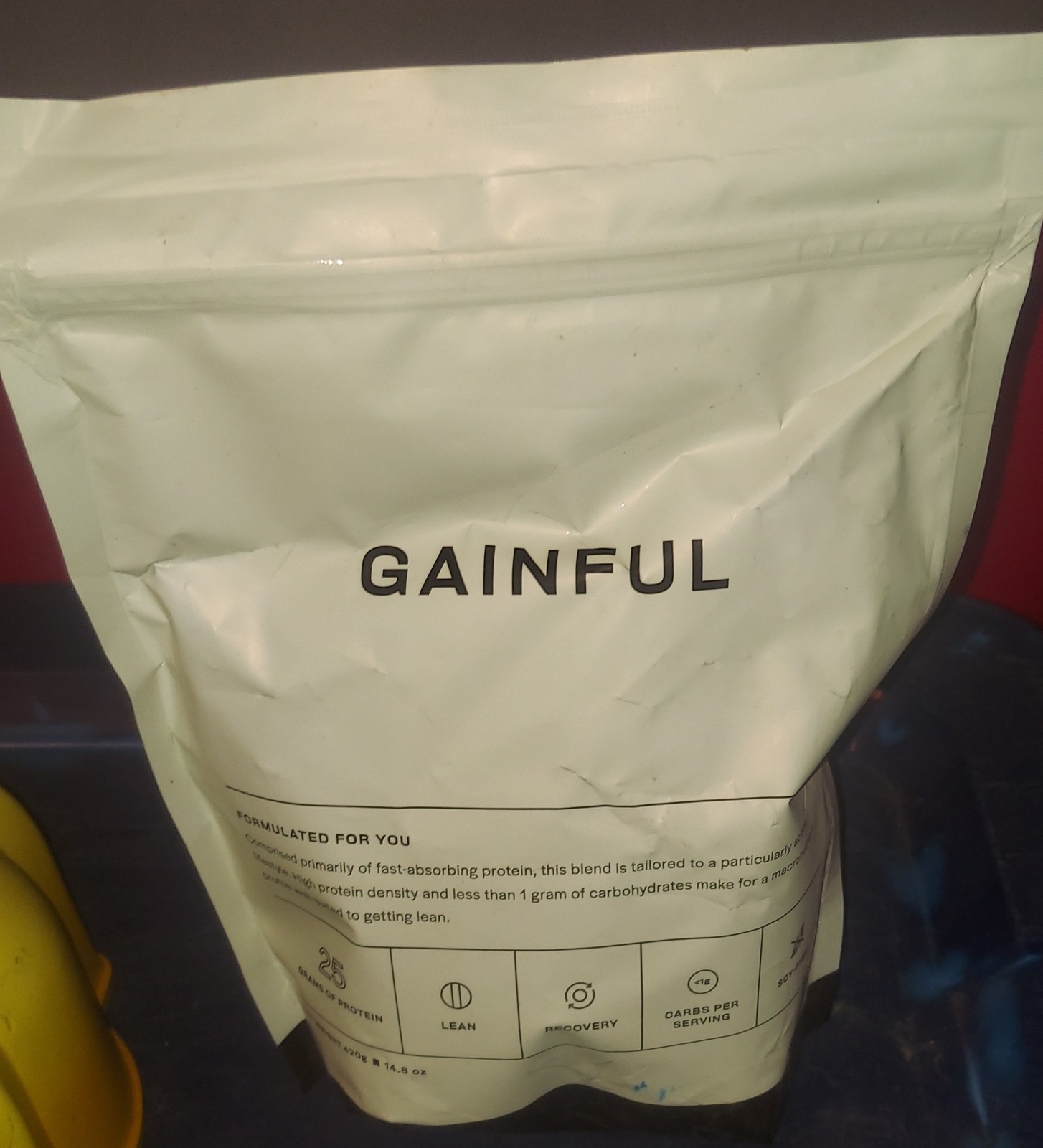 Gainful Bag of Pea Protein- single bag, Gluten Free, Sugar Free, Soy Free,