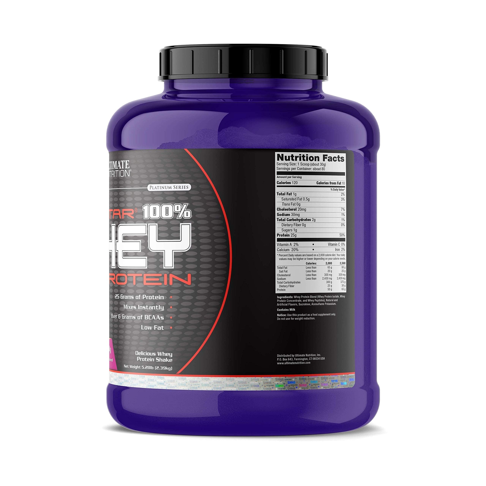 Prostar Whey Protein Powder 25 gm of Protein 80 Servings Peanut Butter &Jelly
