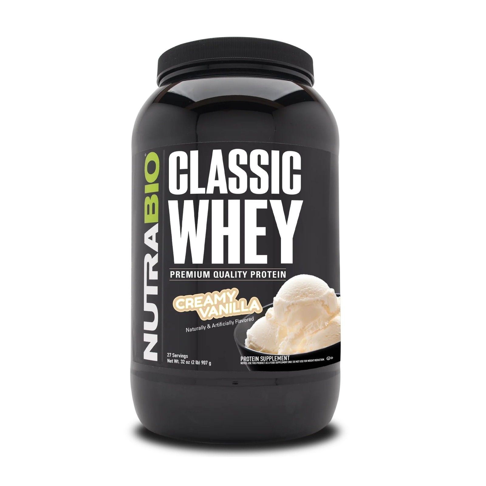 Nutrabio Classic Whey Protein Powder- 25G Of Protein Per Scoop – Full-Spectrum