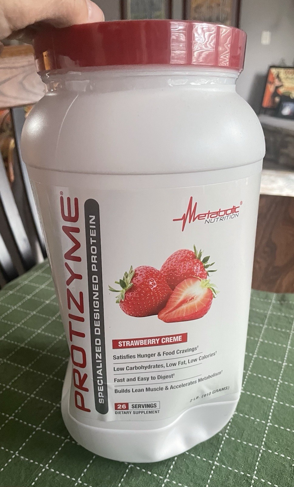 NEW Protizyme, Specialized Designed Protein, Strawberry Creme, 2 lb (910 g)