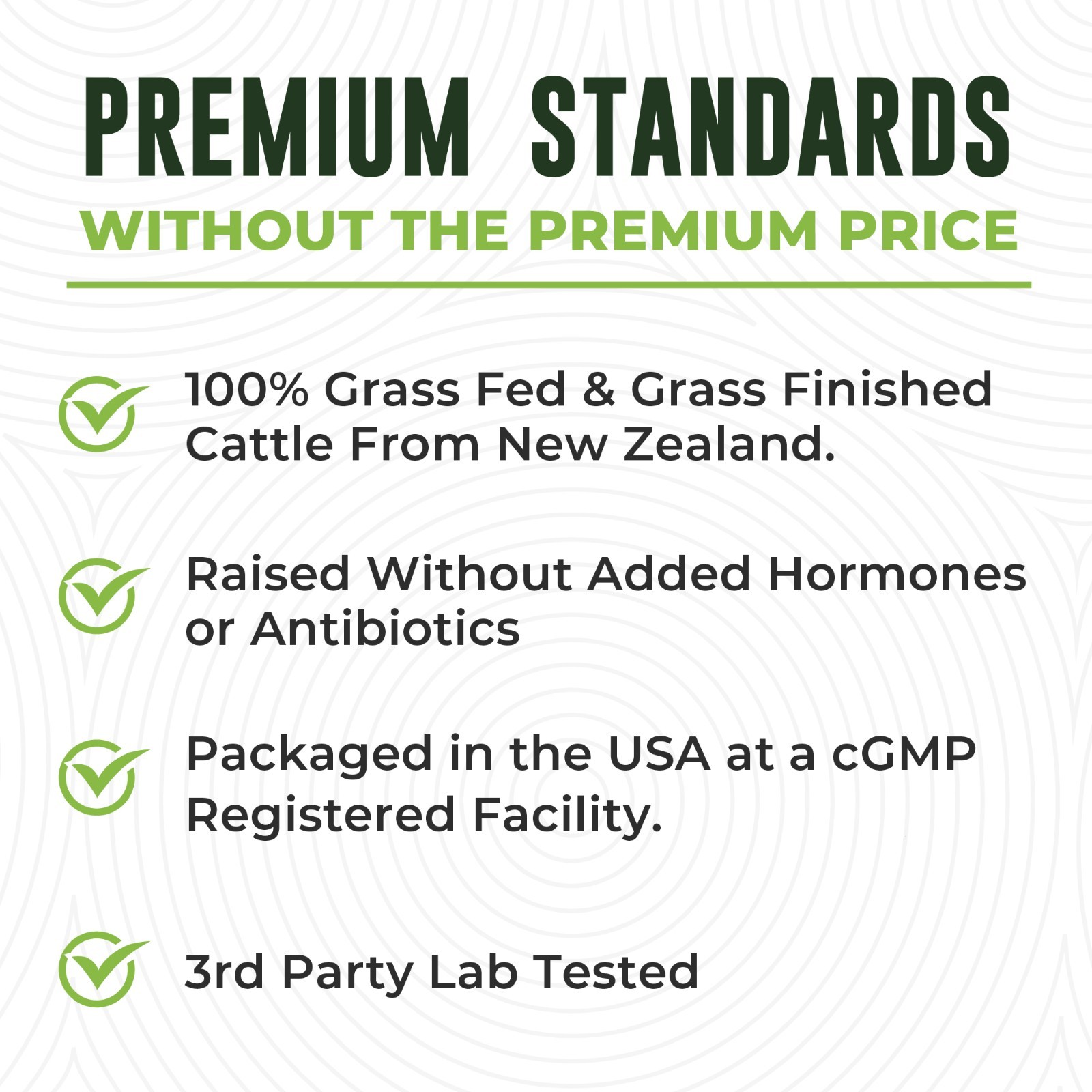 Beef Organ Supplement Grass Fed 7 Beef Organs Complex fr New Zealand Liver 180ct